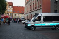 Policjanci podczas zabezpieczenia imprezy masowej &quot;Dni Mikołowa 2015&quot;