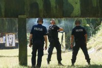 Szkolenie strzeleckie mikołowskich policjantów