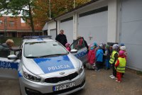 Dzieci odwiedził Komisariat Policji w Łaziskach Górnych