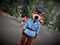 maskotka Policji - sierżant Hektor