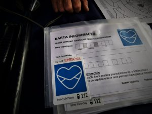 karta informacyjna - koperta życia