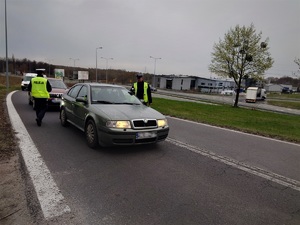 kontrola stanu trzeźwości kierowców w Łaziskach Górnych