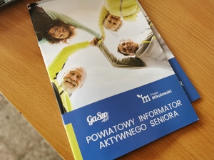 ulotka informacyjna dotyczące tematyki seniorów