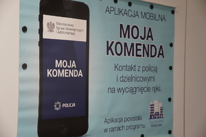 baner aplikacji Moja Komenda