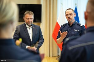 spotkanie w MSWiA z policjantami z Mikołowa