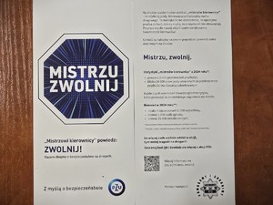 na zdjeciu widać ulotki