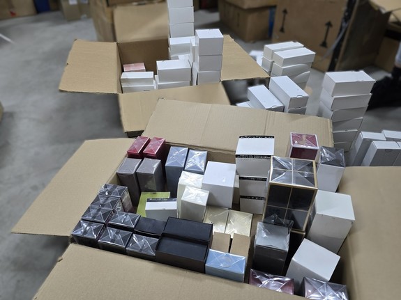 na zdjeciu widać zabezpieczony towar