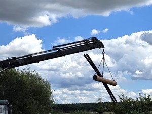 na zdjeciu widać materiały budowlane