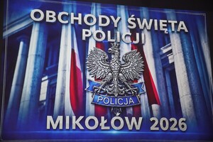 na zdjeciu widać napis Obchody Święta Policji