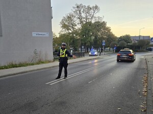 na zdjęciu widać policjanta